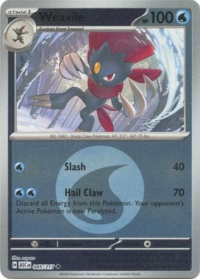Weavile · Energy Symbol Pattern