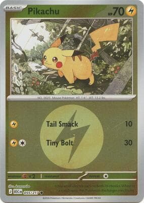Pikachu · Energy Symbol Pattern Ascended Heroes #55