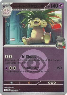 Team Rocket's Exeggutor · Energy Symbol Pattern Ascended Heroes #78