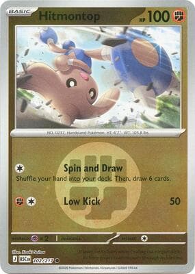 Hitmontop · Energy Symbol Pattern Ascended Heroes #102