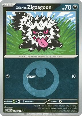 Galarian Zigzagoon · Energy Symbol Pattern Ascended Heroes #130