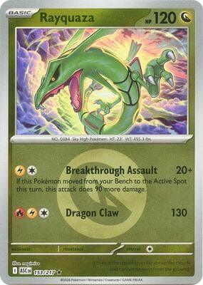 Rayquaza · Energy Symbol Pattern Ascended Heroes #153