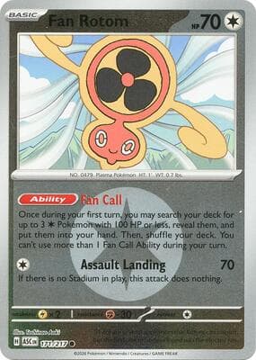 Fan Rotom · Energy Symbol Pattern