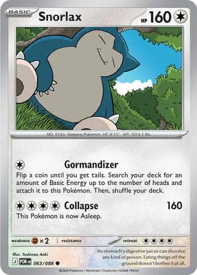 Snorlax Perfect Order #63