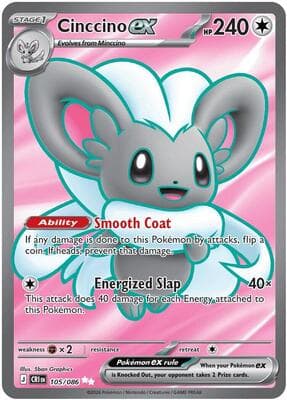 Cinccino ex Chaos Rising #105
