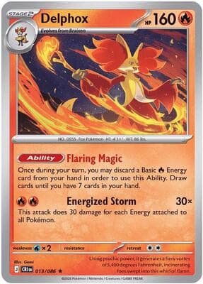 Delphox Chaos Rising #13