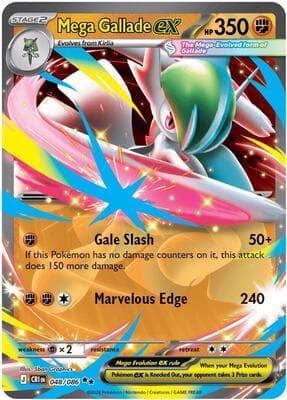 Mega Gallade ex Chaos Rising #48
