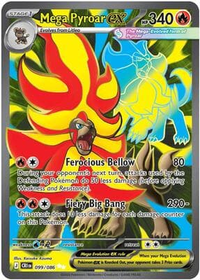 Mega Pyroar ex Chaos Rising #99