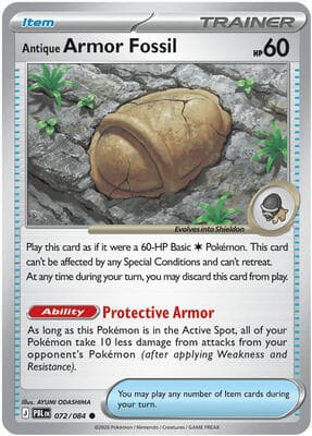 Antique Armor Fossil Pitch Black #72