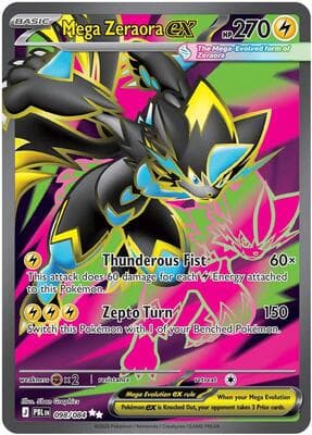 Mega Zeraora ex Pitch Black #98