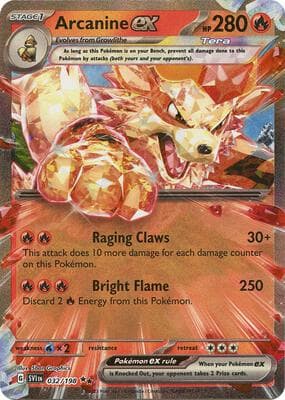 Arcanine ex Scarlet & Violet #32