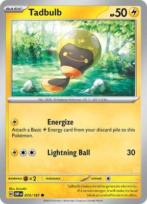 Tadbulb 074/197 Obsidian Flames #74