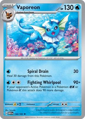 Vaporeon 151 #134