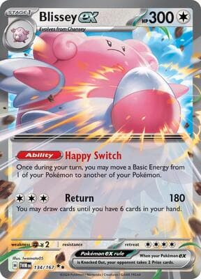 Blissey ex Twilight Masquerade #134