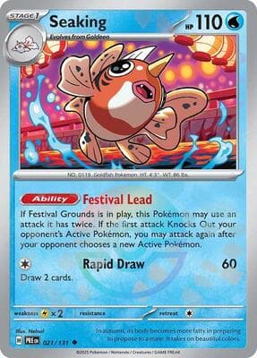 Seaking (Master Ball Pattern) Prismatic Evolutions #21