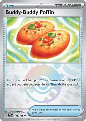 Buddy-Buddy Poffin (Poke Ball Pattern) Prismatic Evolutions #101