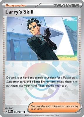 Larry's Skill - 115/131 (Poke Ball Pattern) Prismatic Evolutions #115