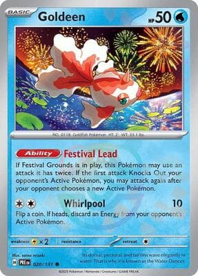 Goldeen (Master Ball Pattern) Prismatic Evolutions #20