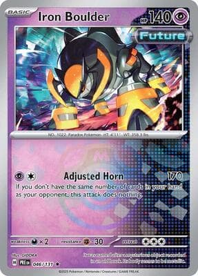Iron Boulder (Master Ball Pattern) Prismatic Evolutions #46