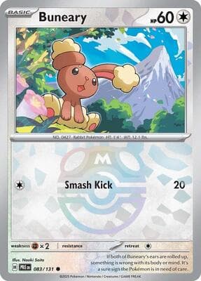 Buneary (Master Ball Pattern) Prismatic Evolutions #83