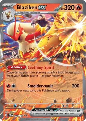 Blaziken ex Journey Together #24