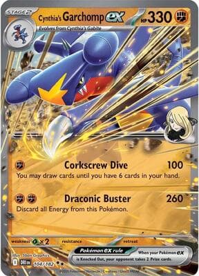 Cynthia's Garchomp ex Destined Rivals #104