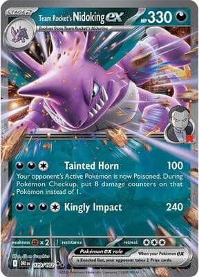 Team Rocket's Nidoking ex Destined Rivals #119