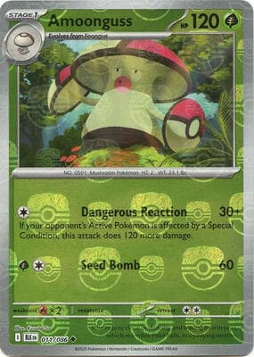 Amoonguss · Master Ball Pattern Black Bolt #11