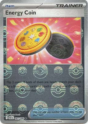 Energy Coin · Poke Ball Pattern Black Bolt #81