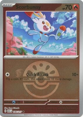 Scorbunny · Friend Ball Ascended Heroes #36