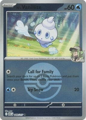 N's Vanillite · Poke Ball Ascended Heroes #49