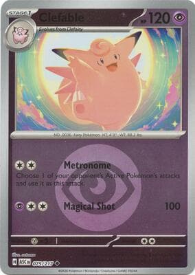 Clefable · Energy Symbol Pattern Ascended Heroes #75