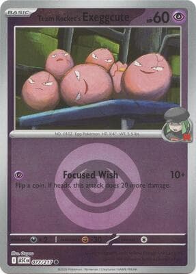 Team Rocket's Exeggcute · Energy Symbol Pattern Ascended Heroes #77