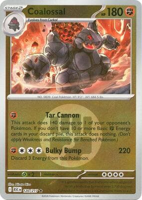 Coalossal · Energy Symbol Pattern Ascended Heroes #120