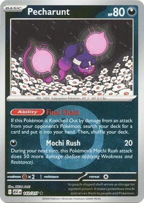 Pecharunt · Energy Symbol Pattern Ascended Heroes #143